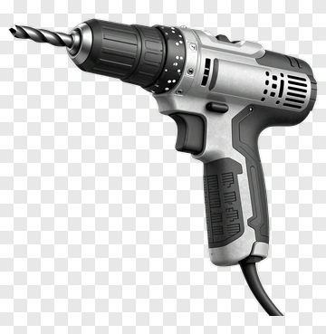 Electric Drill With Chuck PNG