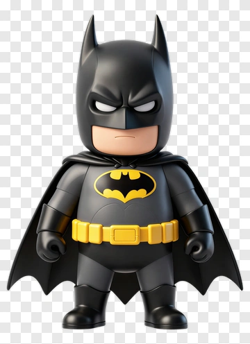 3D Batman Character PNG