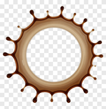 Coffee Splash Ring PNG