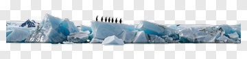 Group Of People On Iceberg PNG
