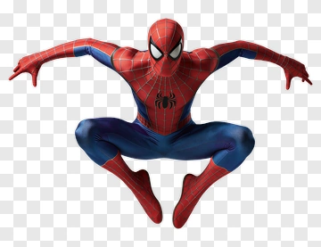 Spider-Man In Action Pose PNG
