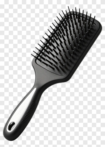 Black Hair Brush PNG