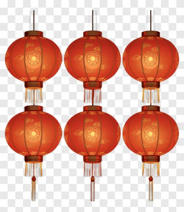 Red Chinese Lanterns PNG