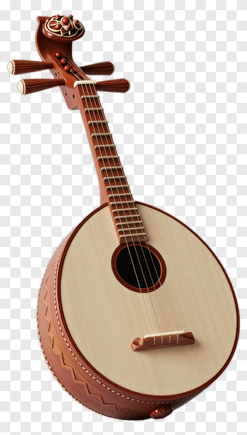 Traditional String Instrument PNG