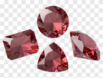 Collection Of Red Gems PNG