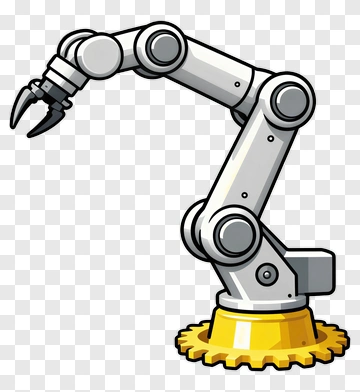 Industrial Robotic Arm PNG