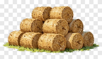 Stack Of Hay Bales PNG
