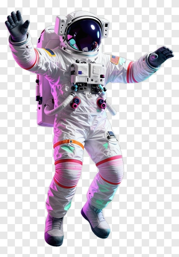 Astronaut Floating In Space PNG