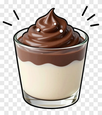 Chocolate Dessert In A Glass PNG