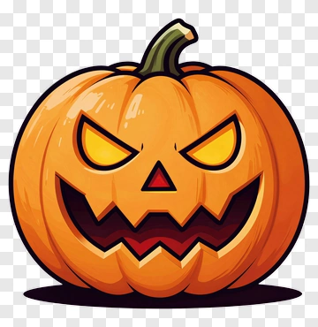 Cartoon Halloween Pumpkin PNG