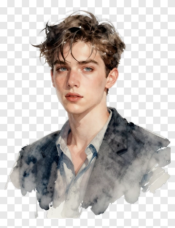 Portrait Of A Young Man In A Suit PNG