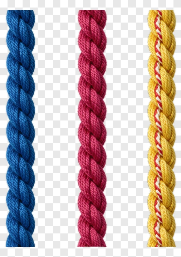 Colorful Braided Ropes PNG