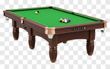 Pool Table With Balls PNG