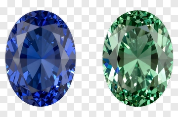 Blue And Green Gemstones PNG