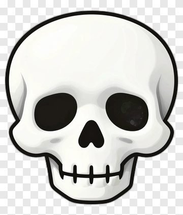 Cartoon Skull PNG