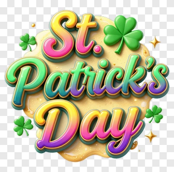 St. Patrick's Day Celebration Design PNG