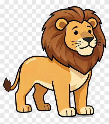 Cartoon Lion PNG