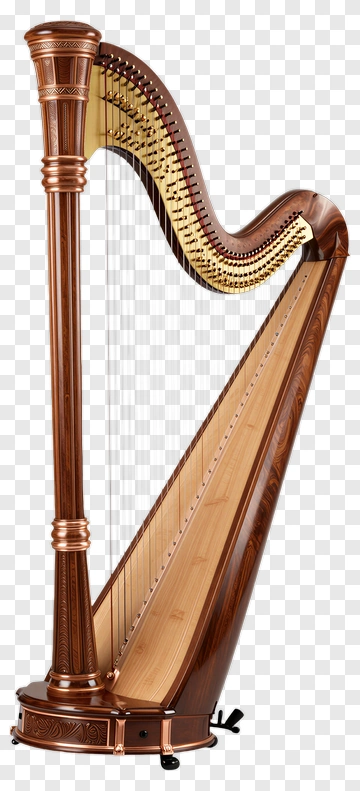 Wooden Harp PNG