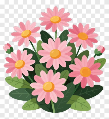 Colorful Flower Bouquet PNG