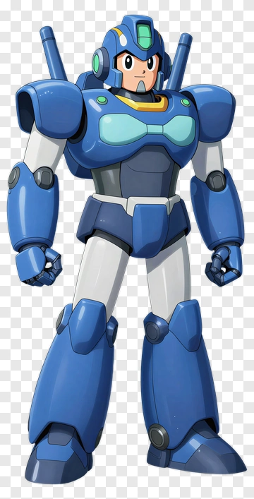 3D Robot Character PNG