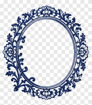 Floral Decorative Frame PNG