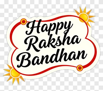 Happy Raksha Bandhan Greeting PNG