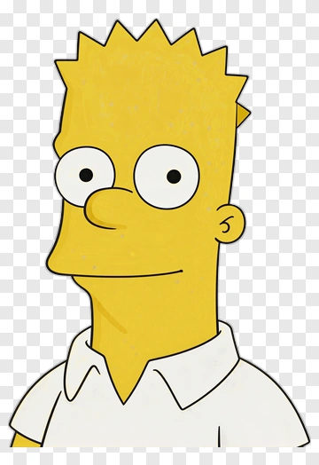 Cartoon Character Bart Simpson PNG