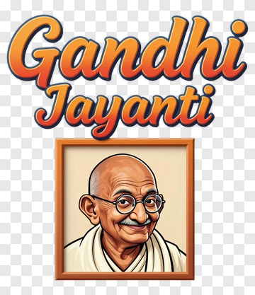 Gandhi Jayanti Celebration PNG