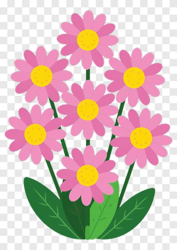 Colorful Flower Bouquet PNG