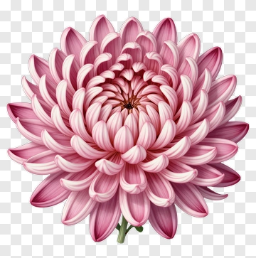 Pink Chrysanthemum Flower PNG