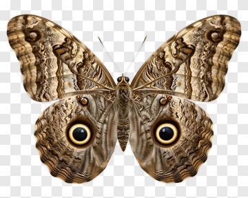 Butterfly With Eye Spots PNG