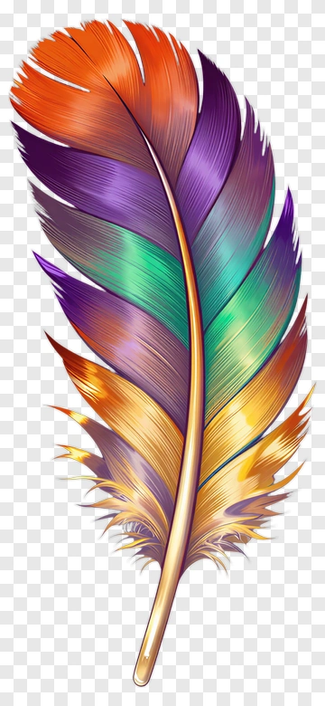Colorful Feather PNG