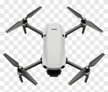 Maki Drone With Four Propellers PNG