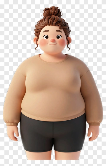 Cartoon Woman Smiling PNG