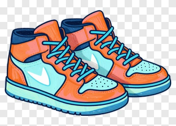 Colorful Sneakers PNG