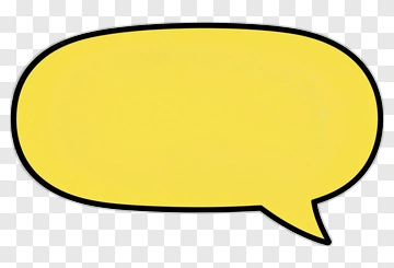 Yellow Speech Bubble PNG