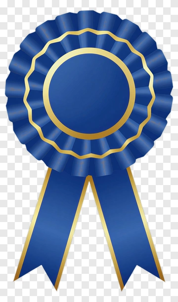 Blue Ribbon Award PNG