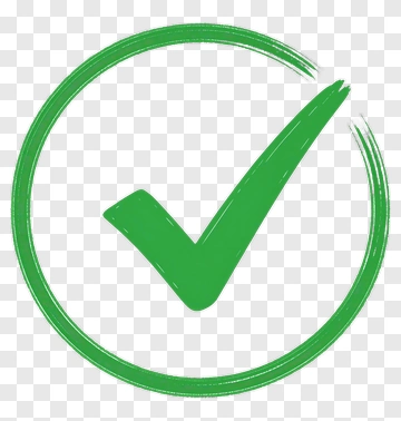 Green Check Mark Icon PNG