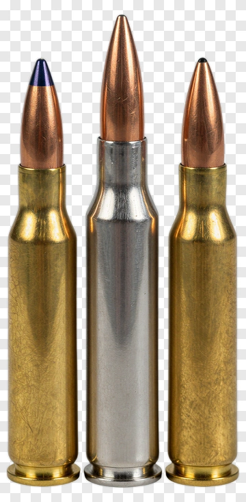 Ammunition Cartridges In Different Colors PNG