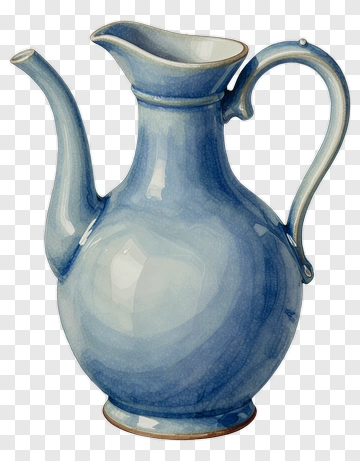 Blue Water Pitcher PNG
