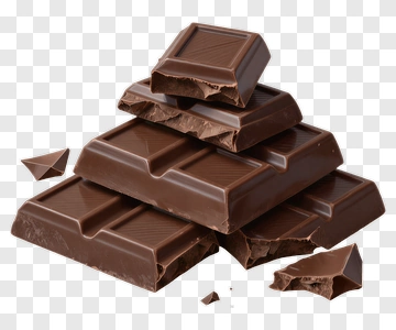 Chocolate Bar Stack PNG