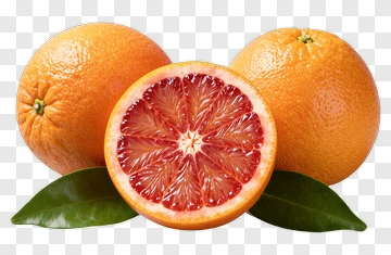 Blood Orange And Whole Oranges PNG