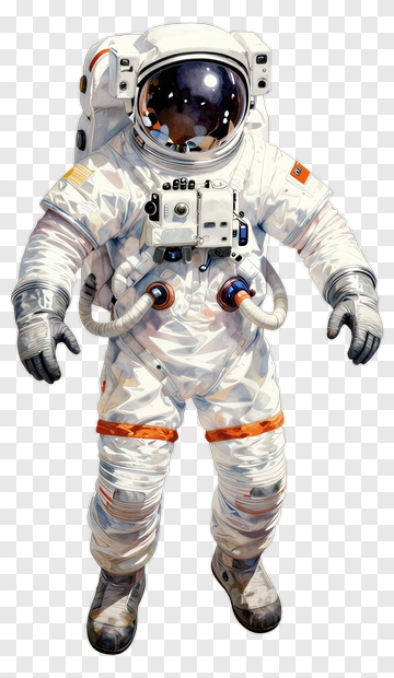 Astronaut In Space Suit PNG