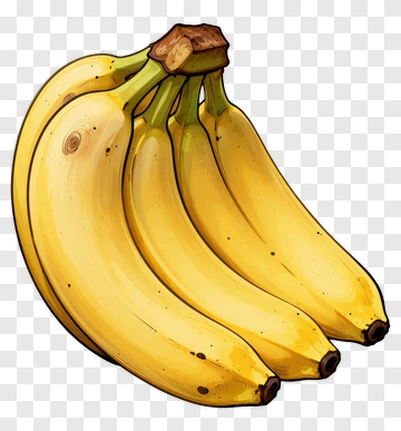Bunch Of Yellow Bananas PNG