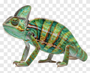 Colorful Chameleon PNG
