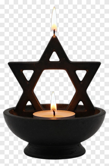 Star Of David Candle Holder PNG