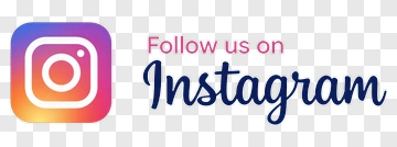 Instagram Logo With Follow Us Text PNG