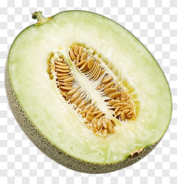 Sliced Melon With Seeds PNG