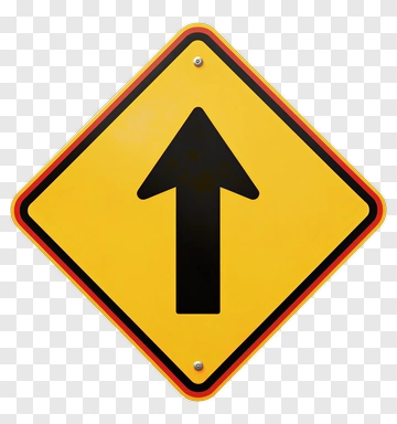 Traffic Sign Indicating Direction PNG
