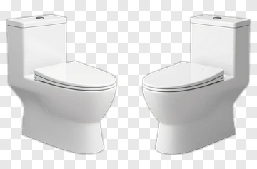 Modern White Toilets PNG